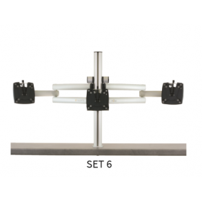 Yellowtec YT3415 Set 6 Triple XL Monitor Aluminium
