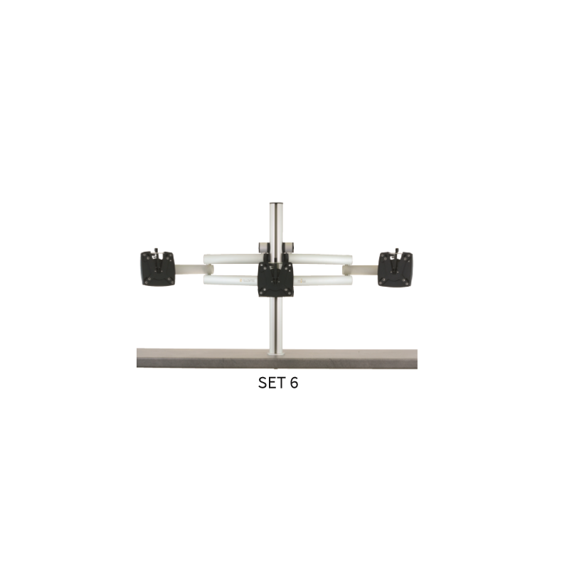 Yellowtec YT3415 Set 6 Triple XL Monitor Aluminium