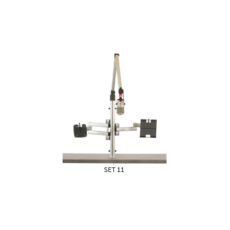 Yellowtec YT3420 m!ka Set 11: Single Monitor + Single Mic + Pad-Dock Set aluminium