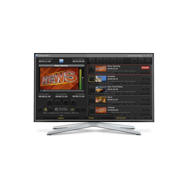 Axel YouPlay FREE TV Player 1 channel Software