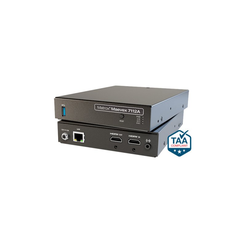 Matrox Maevex 7112 AVC Single-Channel 4Kp60 Encoder