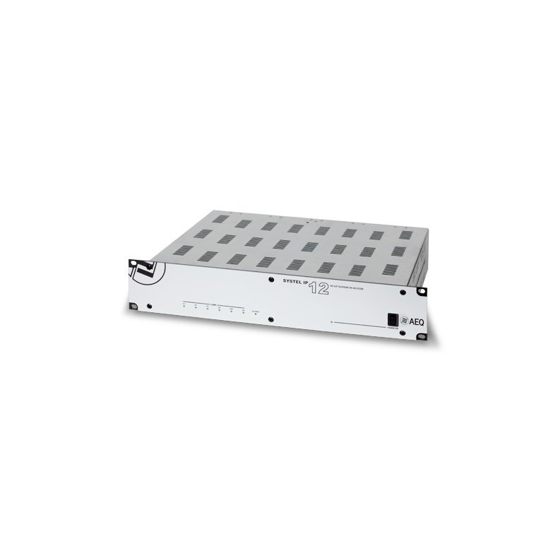 AEQ Systel IP 12 - 12 line IP telephone system on air with Dante, upgradable to 20 lines