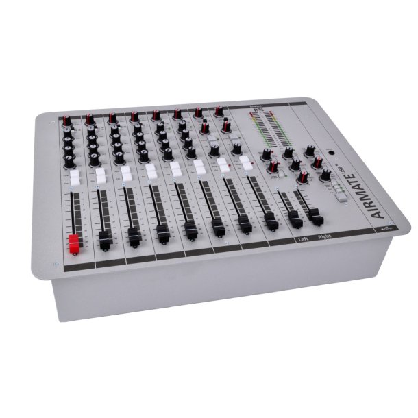 D&R Airmate-USB 8 ch. triple input radio On-Air / Production console with 2x USB + 1x VoIP+ 1x WPC