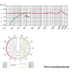 AKG C314 Professional multi-pattern condenser microphone