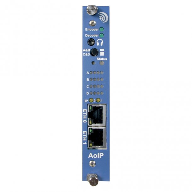 APT 4HP AoIP Module for APT Frame 1U + XLR-Breakout Cable