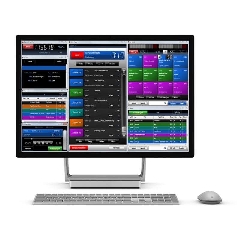 Arrakis APEX-Plus On-Air software. Bridge switcher DHD-Tools. 1 Yr support. PC not included.