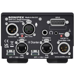 Sonifex AVN-CU1 Dante Commentary Unit for 1 Commentator with Dante