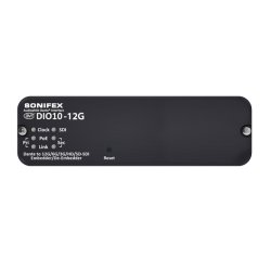 Sonifex AVN-DIO10-12G Dante to 12G/6G/3G/HD/SD-SDI Embedder/De-Embedder Black