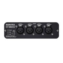 Sonifex AVN-DIO15 4 Analogue XLR Inputs to Dante Black