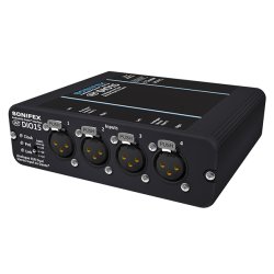 Sonifex AVN-DIO15 4 Analogue XLR Inputs to Dante Black