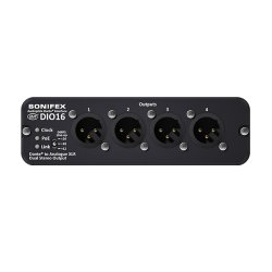 Sonifex AVN-DIO16 Dante to 4 Analogue XLR Outputs Black