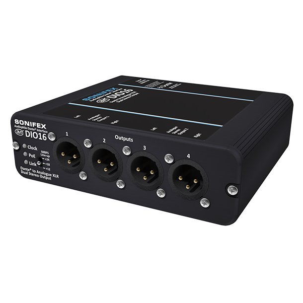 Sonifex AVN-DIO16 Dante to 4 Analogue XLR Outputs