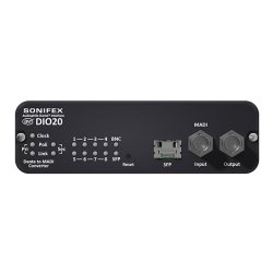 Sonifex AVN-DIO20 Dante to MADI AES3 64 Chan IO Converter Black