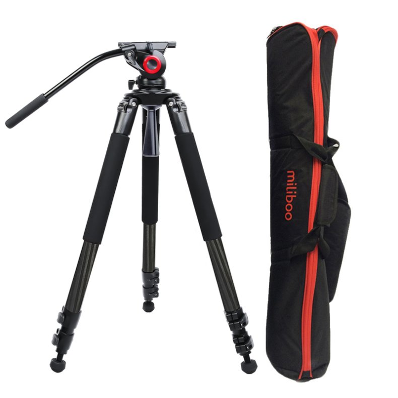 miliboo MB-MTT701B Tripod kit (carbon fiber), 40-170 cm, 10 kg load, 4,36 kg net w.