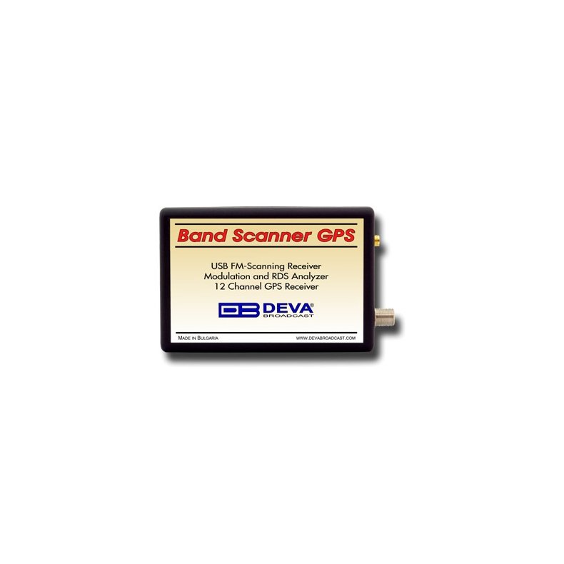 DEVA Band Scanner GPS - USB FM Scanning Receiver