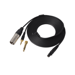 Audio-Technica AT-BPHS2Ca-UT Broadcast Stereo Headset with Condenser cardioid mic. - unterminated