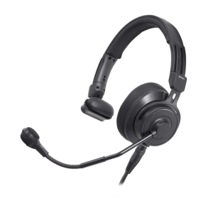 Audio-Technica AT-BPHS2S-UT - Single Ear Broadcast Headset with Dynamic mic. - unterminated