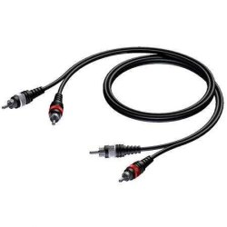 ProCab CAB800/5m 2 x RCA male> 2 x RCA male signal cable 5 m