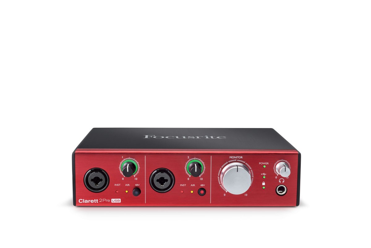 Focusrite Clarett 2Pre USB Audio Interface 10 In / 4 Out - Audio