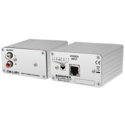 Sonifex CM-LUR1 Balanced to Unbalanced Converter, Passive, RJ45 to Phono