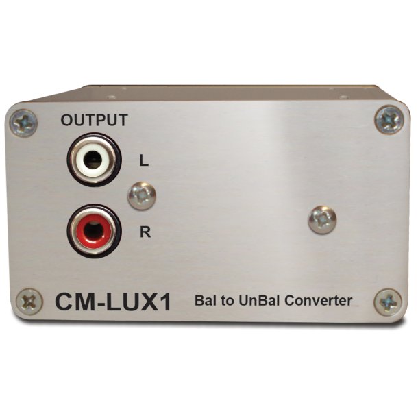 Sonifex CM-LUX1 Balanced to Unbalanced Converter, Passive, XLR to Phono