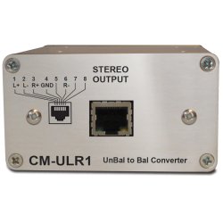 Sonifex CM-ULR1 Unbalanced to Balanced Converter, Passive, Phono to RJ45