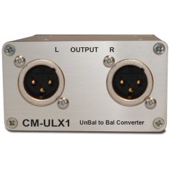 Sonifex CM-ULX1 Unbalanced to Balanced Converter, Passive, Phono to XLR