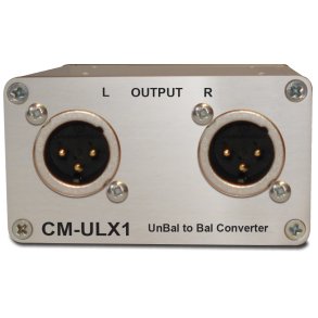 Sonifex CM-ULX1 Unbalanced to Balanced Converter, Passive, Phono to XLR