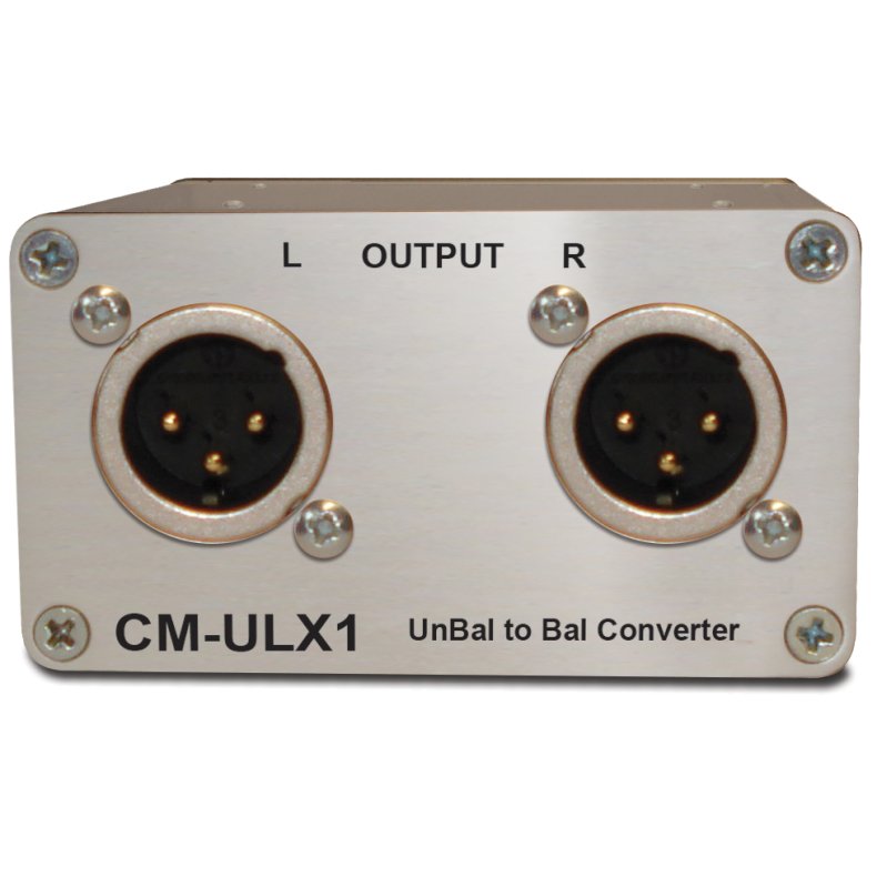 Sonifex CM-ULX1 Unbalanced to Balanced Converter, Passive, Phono to XLR