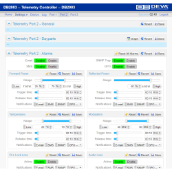 DEVA DB2003 Remote Control for RVR FM Radio Transmitters