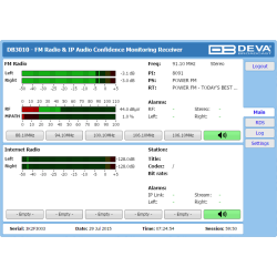 DEVA DB3010 FM Radio &amp; IP Audio Monitor. Receiver
