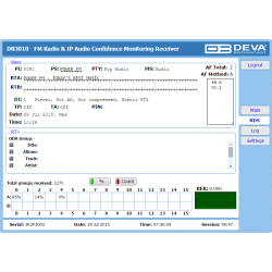 DEVA DB3010 FM Radio &amp; IP Audio Monitor. Receiver