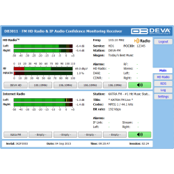 DEVA DB3011 FM/HD Radio &amp; IP Aud. Monitor. Receiver