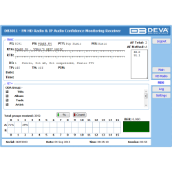 DEVA DB3011 FM/HD Radio &amp; IP Aud. Monitor. Receiver