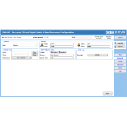 DEVA DB6400 Digital Broadcast Audio Processor, 4 band, stereo encoder, dyn.RDS, web-remote, SNMP