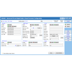 DEVA DB6400 Digital Broadcast Audio Processor, 4 band, stereo encoder, dyn.RDS, web-remote, SNMP