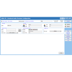 DEVA DB64-FM 4 Band Broadcast Audio Processor, 4-band, Stereo encoder, stat. RDS, web remote, SNMP