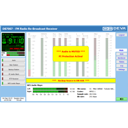 DEVA DB7007 FM Radio Re-Broadcast Receiver with IP