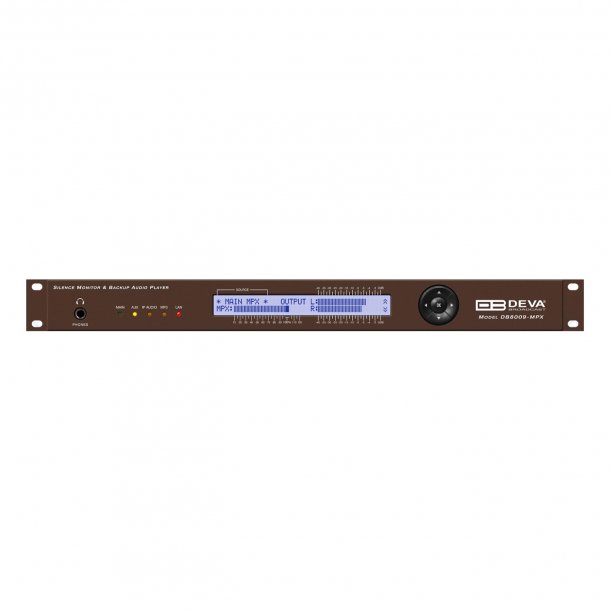 DEVA DB8009-MPX IP Audio Silence Monitor with Advanced Backup Capabilities