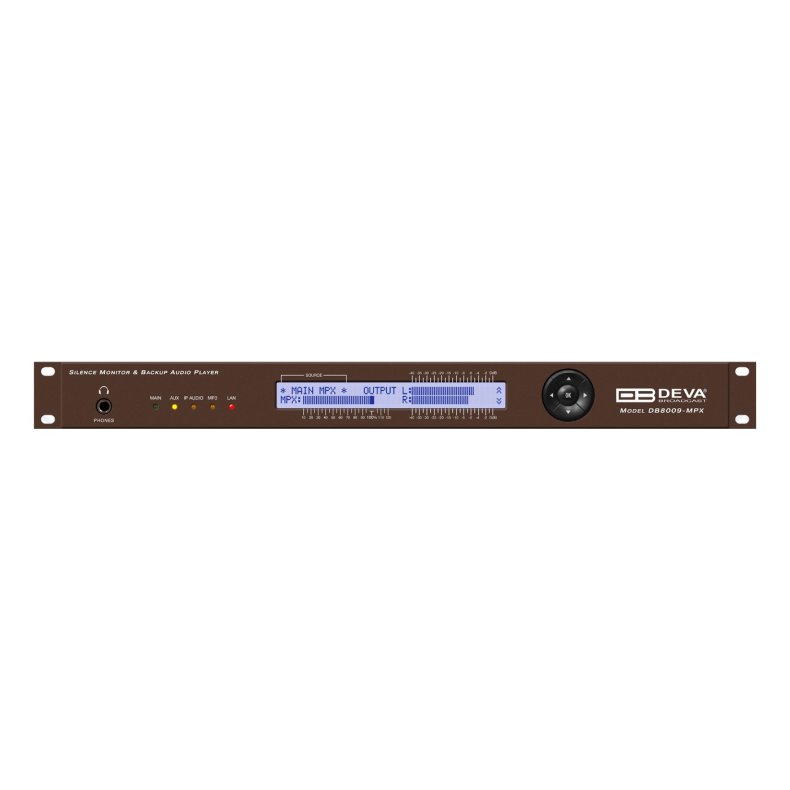 DEVA DB8009-MPX IP Audio Silence Monitor with Advanced Backup Capabilities