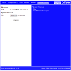 DEVA DB90-RX IP Audio Decoder, HE-AAC (v.1 &amp; 2) and MPEG-1 Layer-3 + PCM