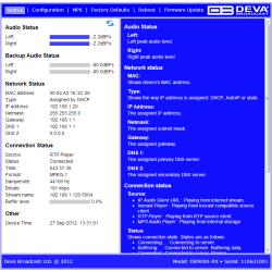 DEVA DB9000-RX IP Professional IP Audio Decoder