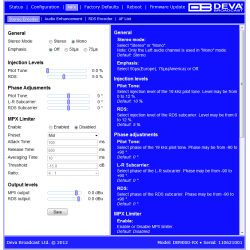 DEVA DB9000-RX IP Professional IP Audio Decoder