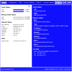 DEVA DB9000-STC DSP based Stereo &amp; RDS Generator