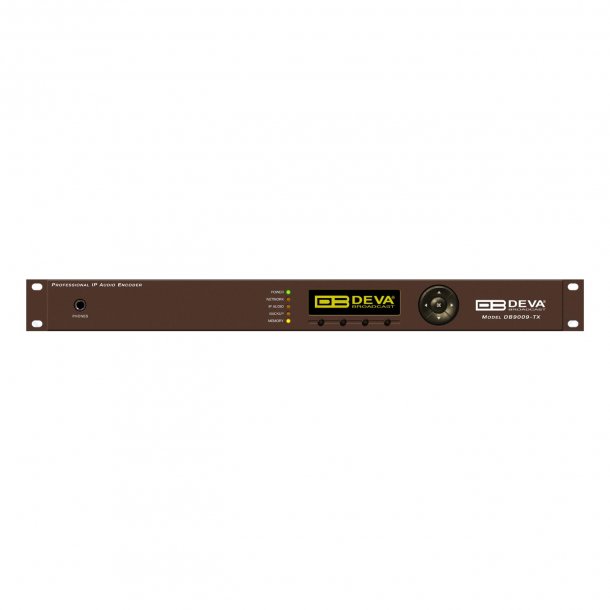 DEVA DB9009-TX - Second Generation Multi Protocol Audio over IP Encoder