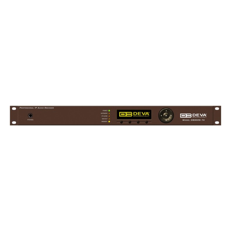 DEVA DB9009-TX - Second Generation Multi Protocol Audio over IP Encoder