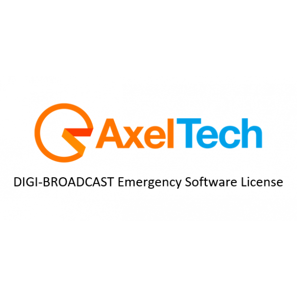 Axel DIGI-BROADCAST Emergency Software License 