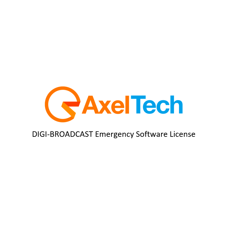 Axel DIGI-BROADCAST Emergency Software License 