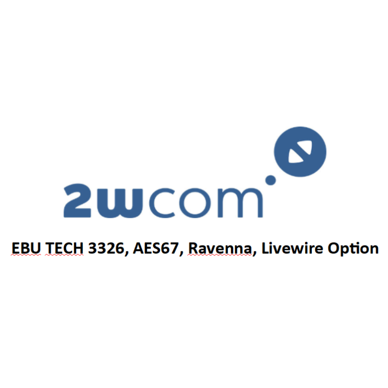 2wcom Option IP-4c: EBU TECH 3326 for the IP-4c unit