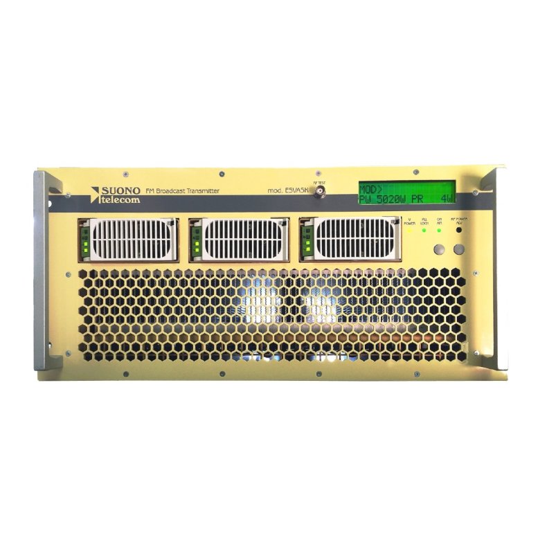 Suono Telecom ESVA5K FM Broadcast Transmitter 5 kW Mono/Mpx
